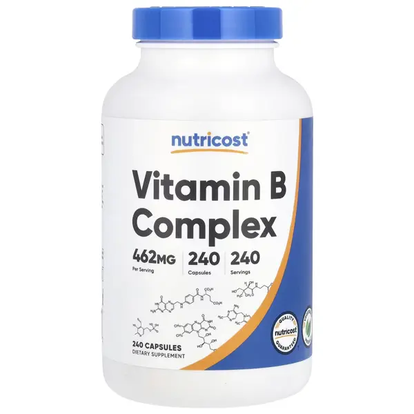 Nutricost Vitamin B Complex, 462 mg Capsules